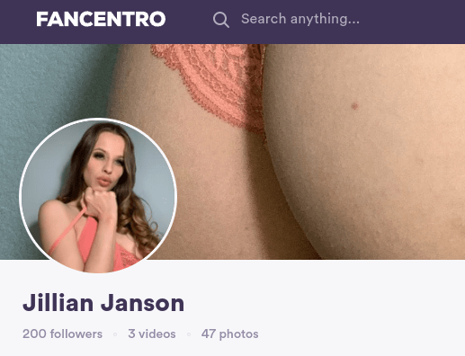 Jillian Janson Fancentro 1